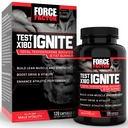 Force Factor Test X180 Ignite Total Testostérone Booster pour les hommes avec des graines de fénugreek et extrait de thé vert pour construire le muscle maigre, stimuler l'énergie, et améliorer la performance, 120 comte