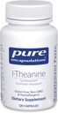 Encapsulations pures L-Theanine - Supplément acide amino pour soutenir la relaxation, le stress et le système nerveux - 120 capsules