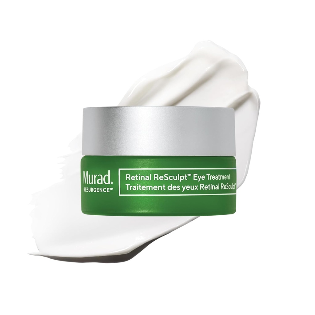 Murad ReSculpt Eye Lift Treatment - Crème pour les yeux défiant l'âge avec rétine encapsulée, racine gentiane et film d'avoine pour les yeux jeunes - Serrer les lides et les sacs sous l'oeil - 0,5 Fl Oz