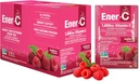 Ener-C Raspberry Multivitamin Drink Mix Poudre Vitamine C 1000mg & Electrolytes avec Jus de Fruit Réel Énergie Naturelle & Immune Support pour les Femmes & Hommes - Non-OGM Vegan & Gluten Free - 30 Compte