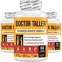 NuBest Doctor Taller - Formule de croissance en hauteur - soutient la croissance en hauteur et l'immunité - Keto avec du calcium, vitamine D3, vitamine K2, acides aminés et herbes pour les enfants (8+) - 3 packs