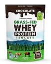 Opportuniteas Poudre Isolée aux protéines de la farine de chocolat à l'herbe - 20g Poudre de protéines sans édulcorants artificiels, vaches sans hormones, non OGM - 5lb