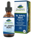 Pure Mountain Botanicals St Johns Teinture de millepertuis – Casher liquide St. Johns Wort Extrait sans alcool 500mg Supplément végétalien