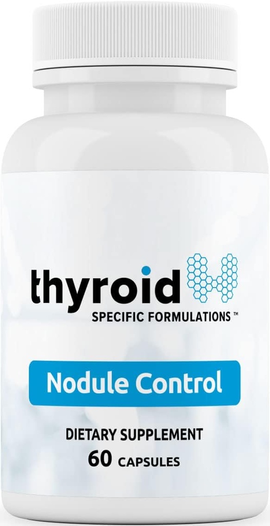 Contrôle des nodules - Le médecin formule le contrôle naturel des nodules de la thyroïde soutient le corps pour aider à réduire les nodules de la thyroïde -w/Spirulina, Boswellia, Turmeric, Inositol, Sélénium, Prunella