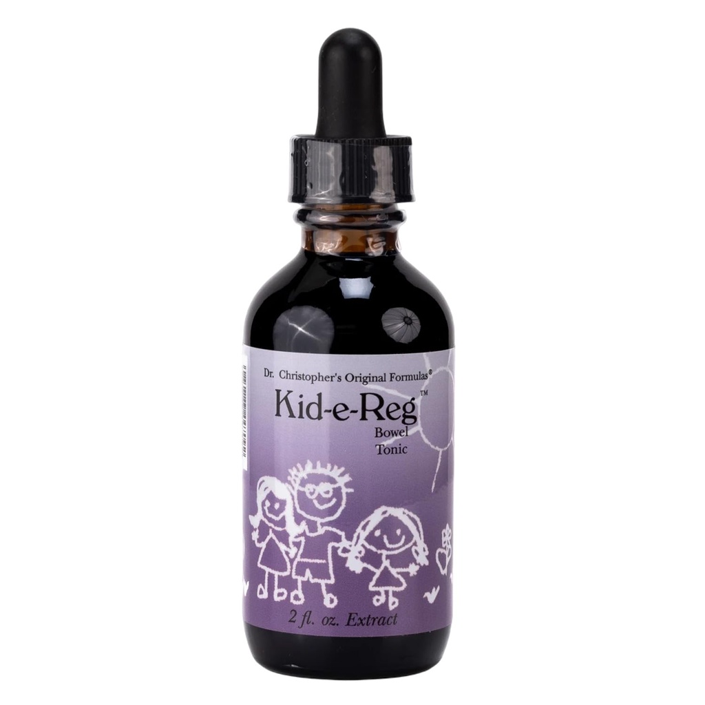 Formules originales de Christopher Kid-e-Reg Bowel Tonic – Formule à base de plantes pour enfants – Great Taste – 2 oz