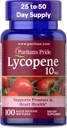 Puritan's Pride Premium Lycopène 10mg, complément alimentaire pour la prostate, l'antioxydant, la santé cardiaque et le soutien de la santé globale, 100 softgels à libération rapide