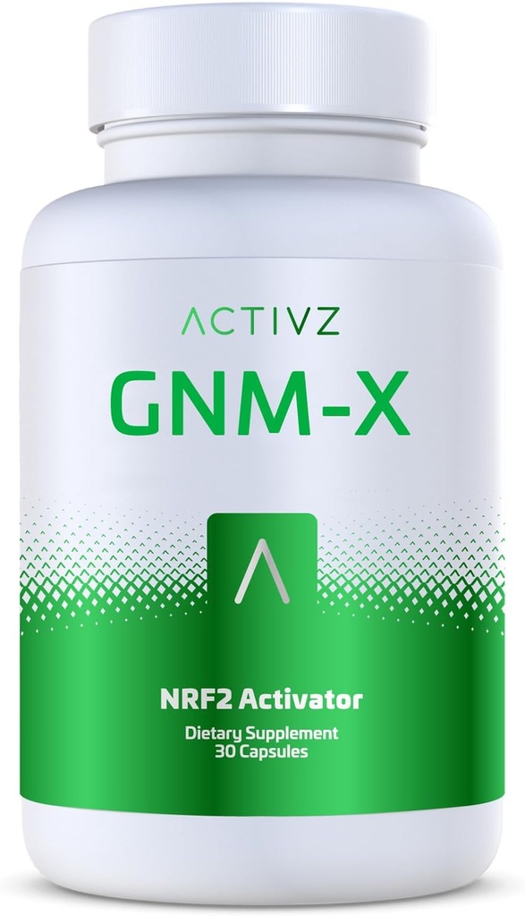 ACTIVZ GNM-X - Activateur Nrf2 pour la défense cellulaire génétique et le mieux-être amélioré - soutient la longévité et la santé épigénétique - 30 capsules