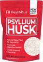 Health Plus, Psyllium Husk, 24 oz, 96 portions - Détox naturel, supplément de fibre alimentaire quotidienne, soulagement de la constipation, nettoyage doux de la gueule, cuisson kéto