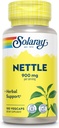 SOLARAY Nettle 900 mg - Organic Nettle Leaf Supplement - Kidney, Urinary, and Prostate Support - Traditional Use for Allergy Response and Respiratory Wellness - Vegan - 50 Servings, 100 VegCaps