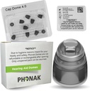 Phonak Cap 4.0 Dome XSmall (0.18 inches=4.5mm) -Genuine OEM Switzerland Replacement by Sonova, Hearing Aid Domes for Very Narrow Ear Sizes- 1 Pack / 10 Domes Total