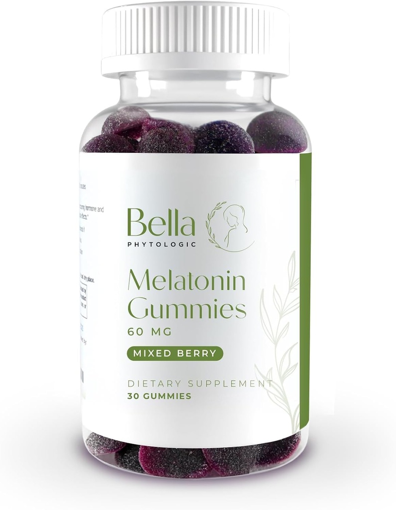 Bella Haute Posologie Mélatonine Gommies de 60mg par portion