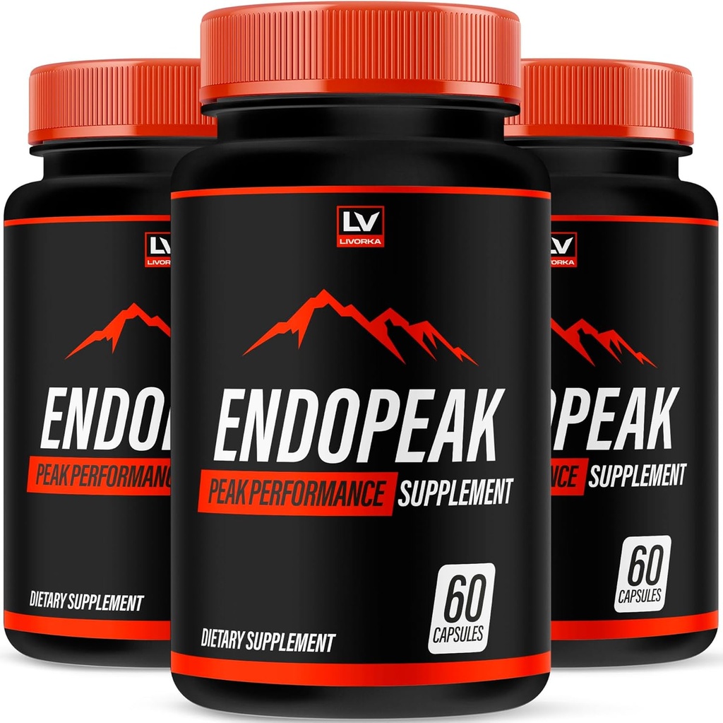LIVORKA (3 pack) Endopeak - Endopeak pour hommes, pilules endopeak, capsules endopeak, performances masculines endopeak, supplément endopeak, critiques endopeak, pilules masculines endopeak, 180 capsules pendant 3 mois