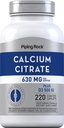 Piping Rock Calcium Citrate avec Vitamine D3-