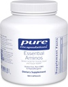 Encapsulations pures Acides aminés essentiels - Soutien et santé de la récupération musculaire* - avec Leucine, Thréonine et Tryptophane - 180 Capsules