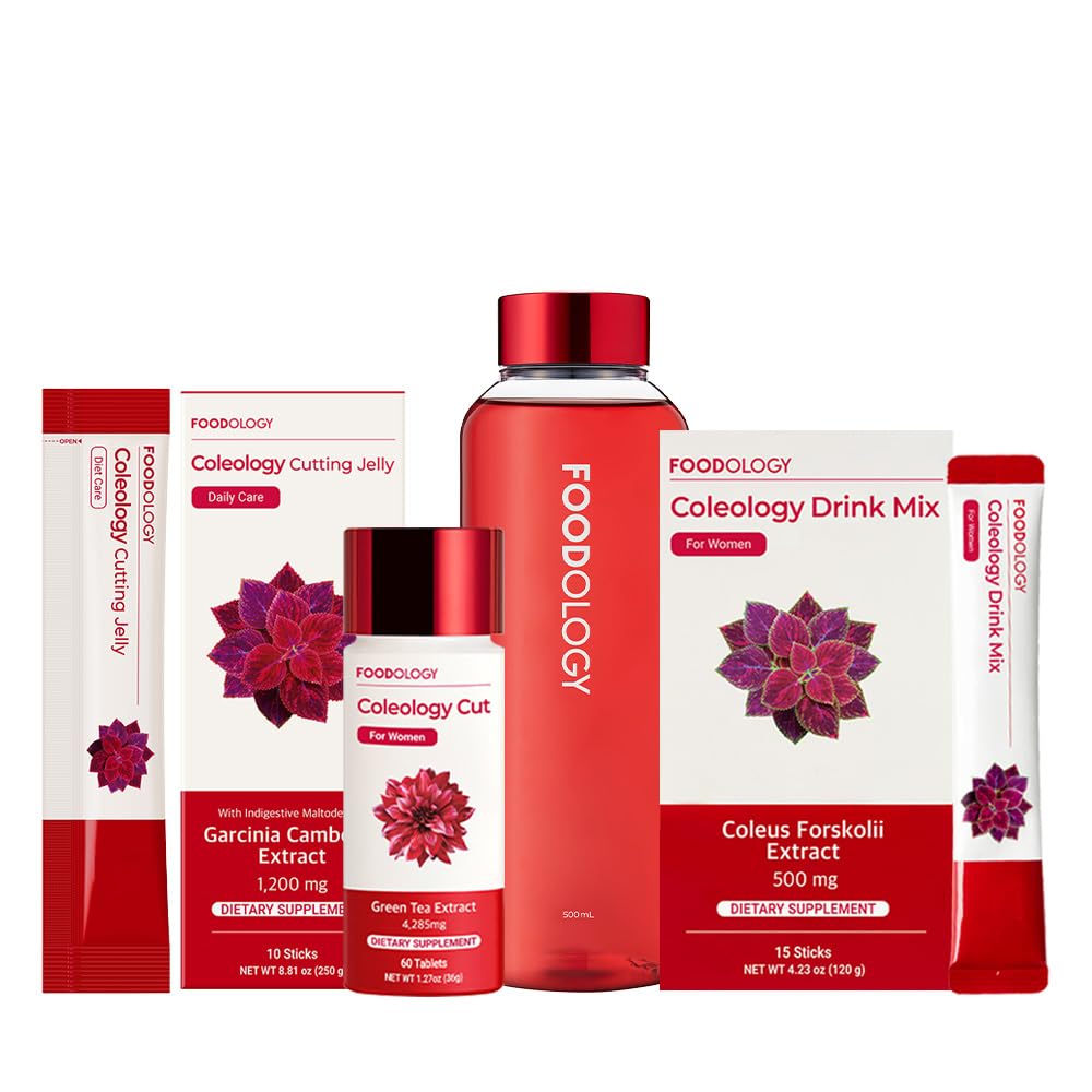 ALIMENTAIRE Fat Burner Red Line Bundle Coleology Drink Mix & Coleology Couper et couper Jelly & bouteille d'eau