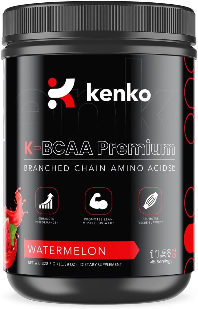 Kenko essentials K-BCAA Premium, Acides aminés ramifiés (Watermelon)