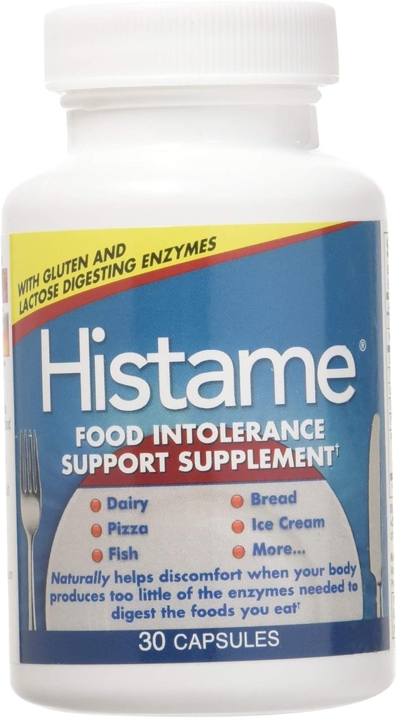 Soutien à l'intolérance alimentaire, 30 capsules