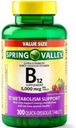 Spring Valley B12 5000mcg Soutien au métabolisme 300ct