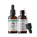 Teinture de buchu, Extrait de buchu biologique (Agathosma Betulina) Supplément santé aux feuilles séchées, non-OGM dans Glycérine végétale biologique pressée à froid 2 oz, 670 mg