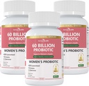 Probiotics and Prebiotics for Women pH Balance & Digestive Health - 60 Billion Vaginal Probiotic with Cranberry & D-Mannose for Gut, Urinary, Immune Health, Vegan & Non-GMO | 270 Capsules
