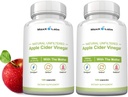 Capsules de vinaigre de cidre de pomme crue avec mère, 1500mg pilules de vinaigre de cidre de pomme - Boost Energy, Support Immunity & Digestion & Weight Management pour les femmes et les hommes - 2 Pack