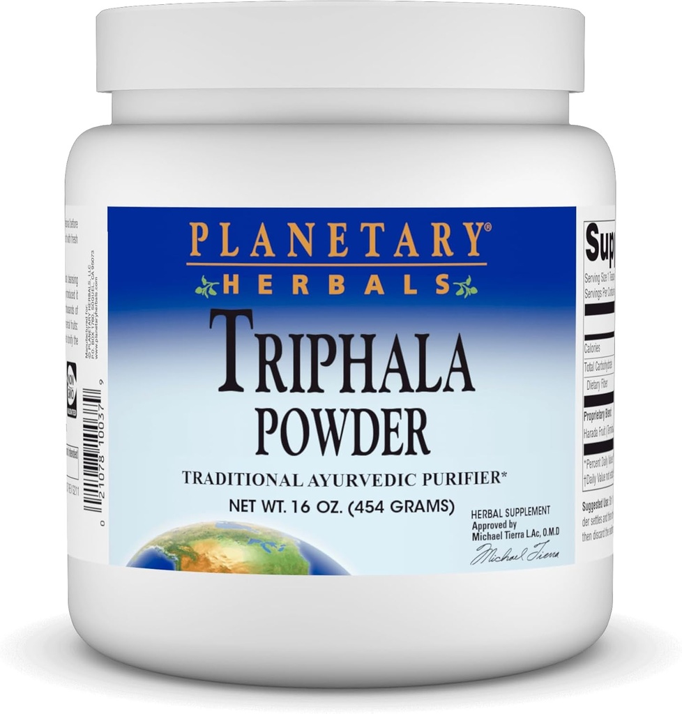 Herbes planétaires: Triphala 16 oz. Poudre