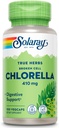 SOLARAY Chlorella à cellules brisées 410 mg , Nutrient-Rich Superfood w/Naturally Occurrent Protéines, Vitamines, Minéraux, Chlorophylle , Non-OGM , 100 Caps de Vég.