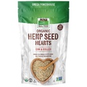 MAINTENANT Aliments, coeurs de graines de chanvre biologique, riches en protéines et en fer, avec acides gras oméga-3 et oméga-6, crus et humillés, 8-Ounce (paquetage mai Vary)