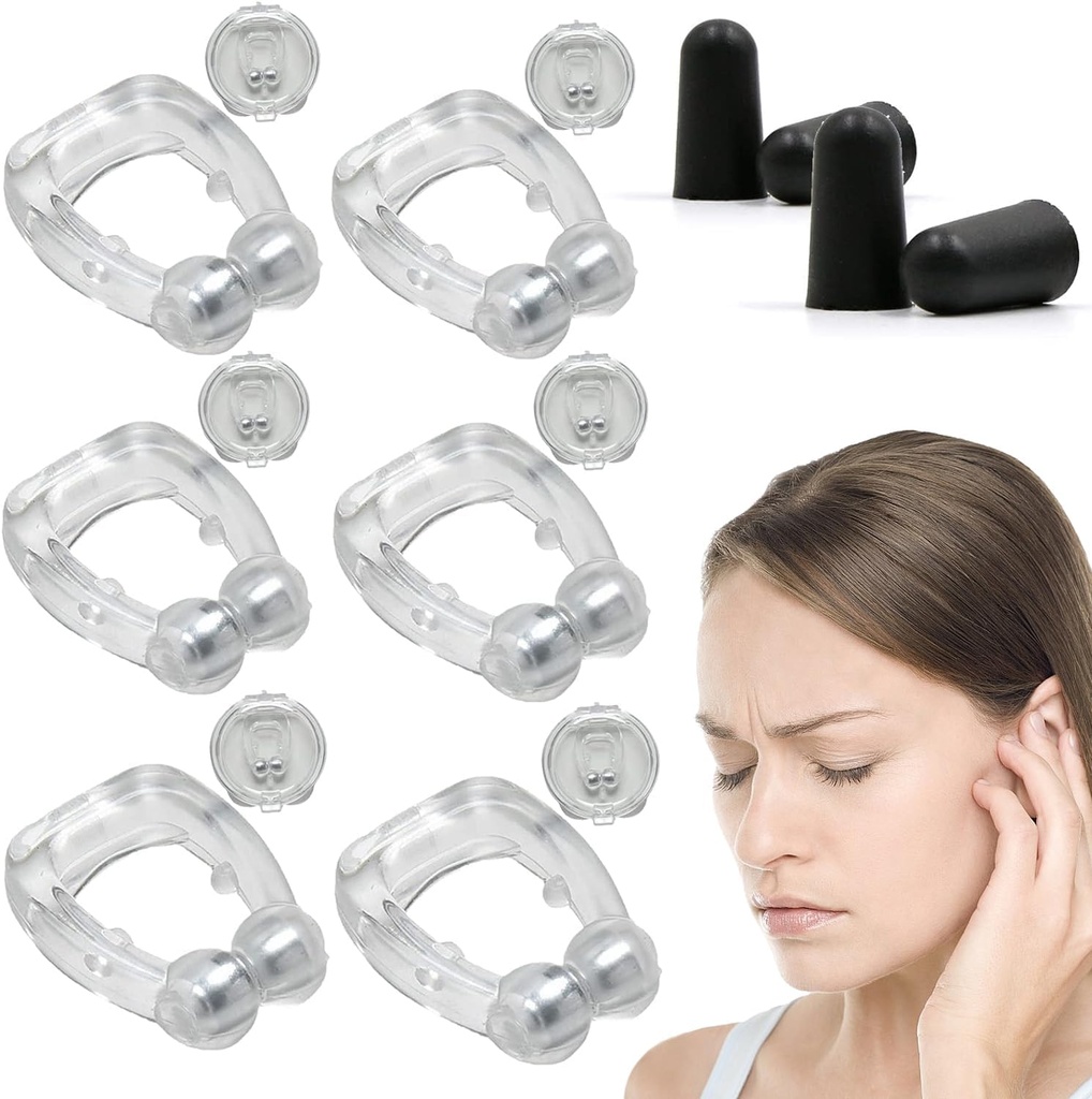 Relief d'acouphène pour les oreilles, Acupeace Acouphène Relief d'acouphène, Acupeaceae Anti Tinnitus Relief Ear Clip, Device for Stop Ear Ringing (3Paires)