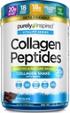 Poudre de peptides de collagène purement inspirés Compléments de protéines de collagène pour les femmes et les hommes avec biotine.