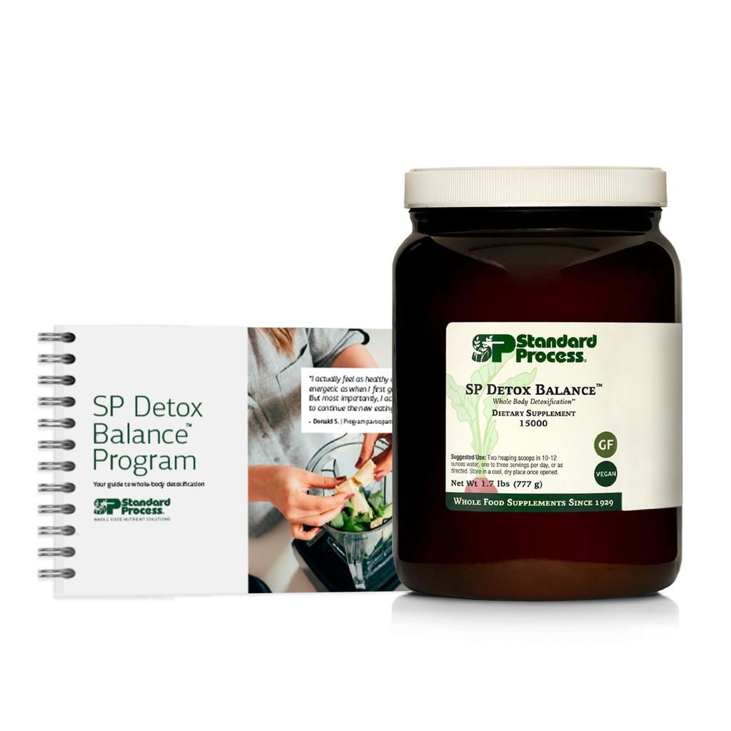 Processus standard SP Detox Balance, trousse de programme de 10 jours - Detox Cleanse with Pea Protein, Iron, Magnésium & Choline - Vegan, Non-Dairy & Sans gluten - 1 trousse