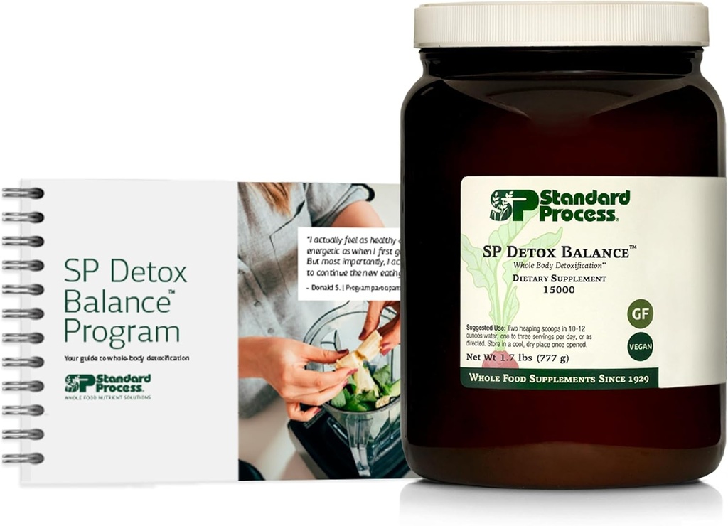 Processus standard SP Detox Balance, trousse de programme de 10 jours - Detox Cleanse with Pea Protein, Iron, Magnésium & Choline - Vegan, Non-Dairy & Sans gluten - 1 trousse