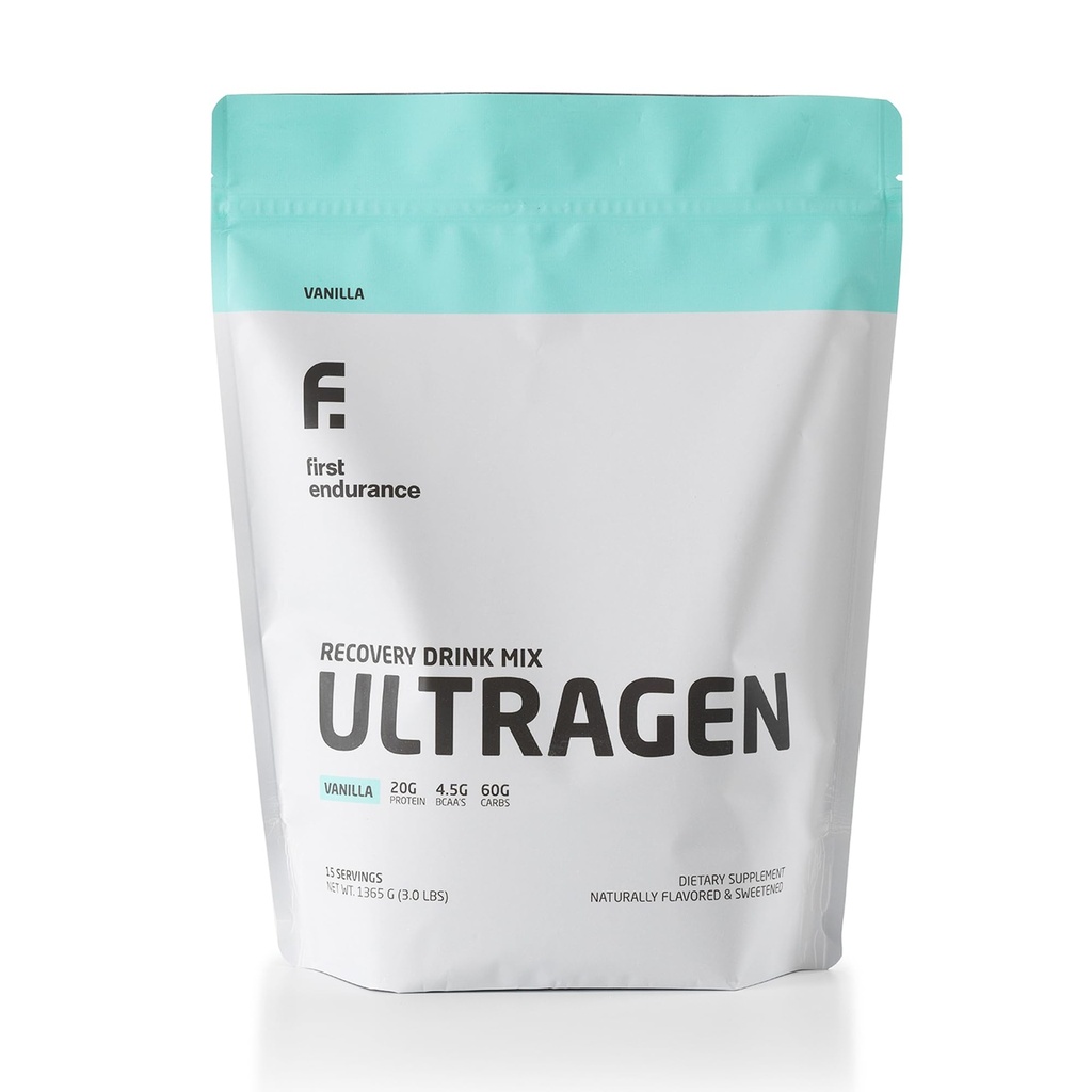 PREMIERE ENDURANCE Ultragen Recovery Drink Powder, Protein Mix, stimule l'énergie, accélère la récupération