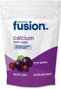 Fusion bariatrique Supplément calcium bariatrique Mâches Citrate de calcium avec Vitamine D3 Vitamine bariatrique Récupérer sans sucre 500mg Récupérer 60 Nombre