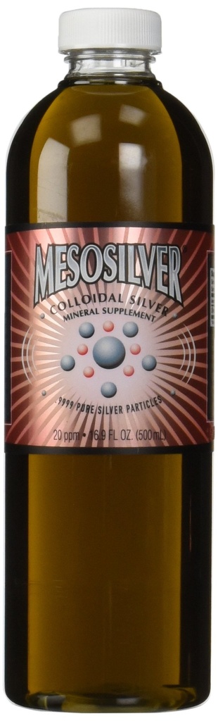 MesoSilver ® 20 ppm Argent colloïdal, 500 mL/16,9 Oz