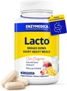 Enzymedica Lacto, Advanced Lactase Pills for Dairy Support, Helps Break Down Lactose, Casein & Fat, Dairy Relief Pills, Vegan, 30 Capsules