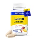 Enzymedica Lacto, pilules Lactase avancées pour le soutien des produits laitiers, aide à briser la lactose, la caséine et les graisses, pilules de soulagement des produits laitiers, végétalien, 30 capsules