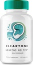 Cleartone Acouphène Relief pour Capsules d'oreilles, Supplément de pilules d'oreilles Cleartone, Traitement d'acouphène clair, Relief d'oreilles calmante - Force maximale, Avis Cleartone (60 Capsules)