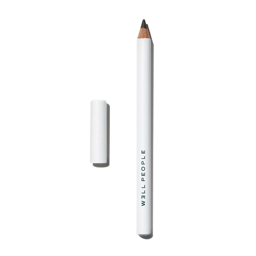 Well People Crayon de lignes fraîches, crayon Eyeliner haute pigmentation pour doubler et définir vos yeux, résistant aux boues, végétalien et sans cruauté, brun