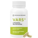Physicien conçu VARS Capsules de glutathion liposomique - Breveté Antioxydant Liquid Dietary Supplément, Anti-Age, Détoxification, Fortify Immune System, Gestion de l'énergie Skin Brightening, 60 comtes