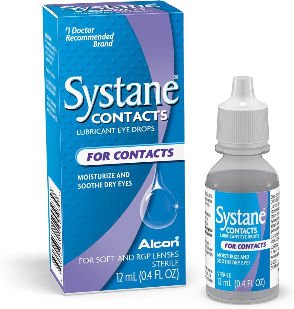 Systane Contacts Drops apaisants 0,405 oz, 12mL