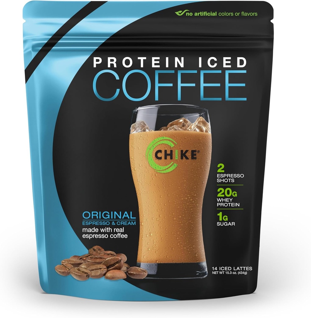 Chike High Protein Iced Coffee, Original, 14 Servings (15.1 Ounce)