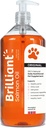 Huile de saumon brillante pour les chiens, les chats et les chiots