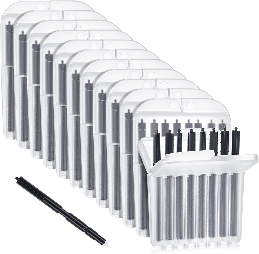 TrelaCo 96 Pcs Hearing Aid Ear Wax Guard Filter Cerumen Stop Cleaning Tool Accessories Hearing Aid Cleaning Kit with Carry Case Compatible with Phonak, Widex, Resound Wax Traps, 12 Packs