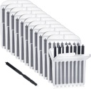 TrelaCo 96 Pcs Aide à l'audition Filtre de protection de cire Cerumen Stop outil de nettoyage Accessoires Kit de nettoyage d'aide à l'audition avec étui Compatible avec Phonak, Widex, Pièges de cires en résine, 12 paquets