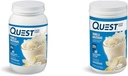 Quest Vanilla Laitshake poudre de protéines, 24g de protéines, 1g de sucre, 3 & 1,6 livre, faible teneur en glucides, sans gluten, 43 & 23 portions