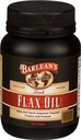 Barlean's Omega 3 6 9 Suppléments d'huile de lin, supplément de lin pressé à froid Softgels avec 1650 mg ALA acides gras, 100 Compte