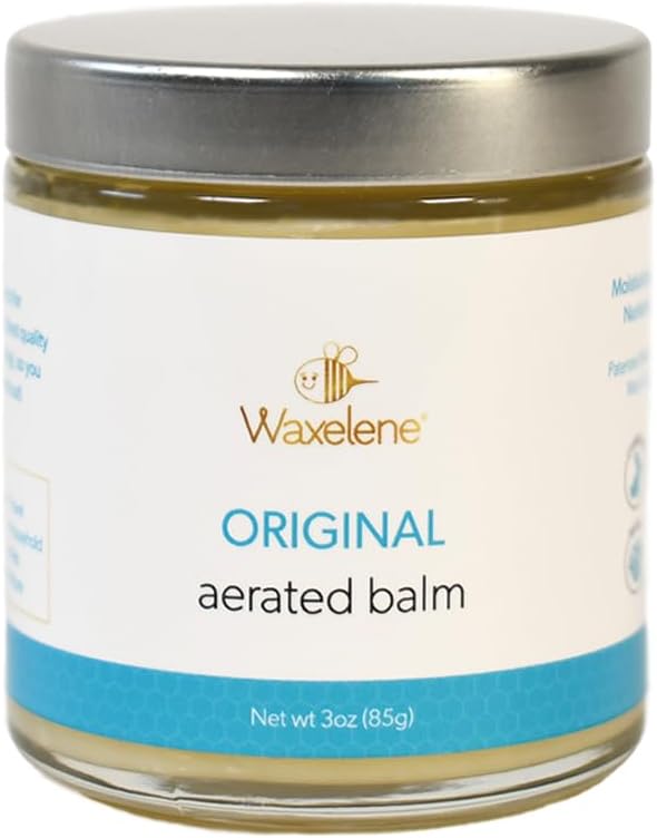 Baume Aéré d'origine Waxelene, pot de voyage, onguent biologique polyvalente la gelée de pétrole Alternative Eczéma peau sèche sensible Hydratant visage