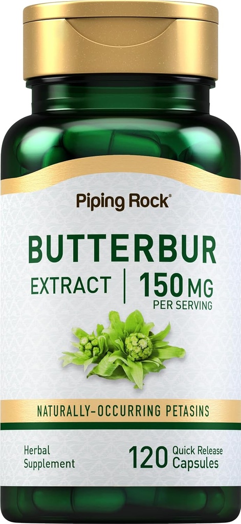 Extrait de beurre, 150 mg (par portion), 120 gélules à libération rapide