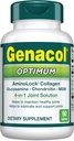 Genacol Optimum – Glucosamine, Chondroïtine, MSM et comprimés collagènes ultra-hydrolysés, maintient des articulations saines, protège et cartilage lubrifiant, 90 comprimés (30 jours d'approvisionnement)